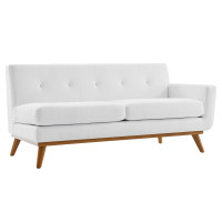 Modway EEI-1792-WHI Engage Right-Arm Upholstered Fabric Loveseat White
