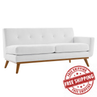 Modway EEI-1792-WHI Engage Right-Arm Upholstered Fabric Loveseat White