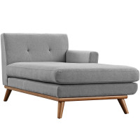 Modway EEI-1794-GRY Engage Right-Arm Chaise in Expectation Gray