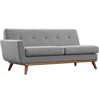 Modway EEI-1795-GRY Engage Left-Arm Loveseat in Expectation Gray
