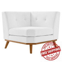 Modway EEI-1796-WHI Engage Upholstered Fabric Corner Chair White