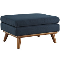 Modway EEI-1797-AZU Engage Fabric Ottoman in Azure