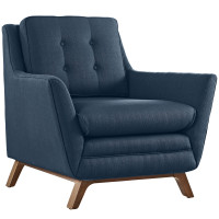 Modway EEI-1798-AZU Beguile Fabric Armchair in Azure