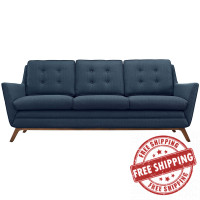 Modway EEI-1800-AZU Beguile Fabric Sofa in Azure