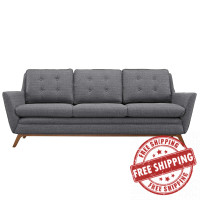 Modway EEI-1800-DOR Beguile Fabric Sofa in Gray