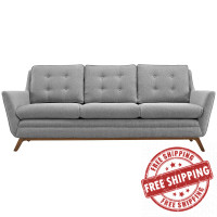 Modway EEI-1800-GRY Beguile Fabric Sofa in Expectation Gray