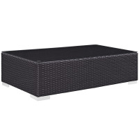 Modway EEI-1908-EXP Convene Outdoor Patio Coffee Table in Espresso