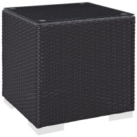 Modway EEI-1909-EXP Convene Outdoor Patio Side Table in Espresso