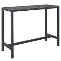 Modway EEI-1954-EXP Convene Large Outdoor Patio Bar Table in Espresso