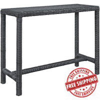 Modway EEI-1959-GRY Summon Large Outdoor Patio Bar Table in Gray