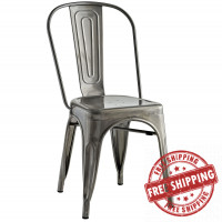 Modway EEI-2027-GME Promenade Side Chair in Gunmetal