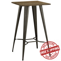 Modway EEI-2038-BRN Direct Bar Table in Brown