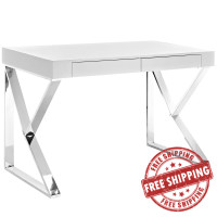 Modway EEI-2047-WHI-SET Adjacent Desk in White