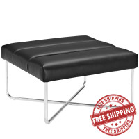 Modway EEI-2082-BLK Reach Ottoman in Black