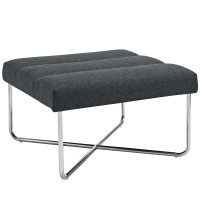 Modway EEI-2083-GRY Reach Ottoman in Gray