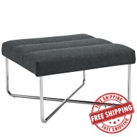 Modway EEI-2083-GRY Reach Ottoman in Gray