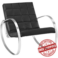 Modway EEI-2084-BLK Gravitas Lounge Chair in Black