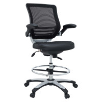 Modway EEI-211-BLK Edge Drafting Chair