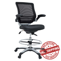 Modway EEI-211-BLK Edge Drafting Chair