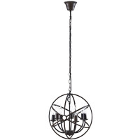 Modway EEI-2112-BRN Atom Chandelier in Brown