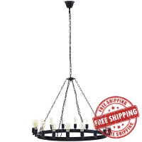 Modway EEI-2117-BRN Teleport 43" Chandelier in Brown