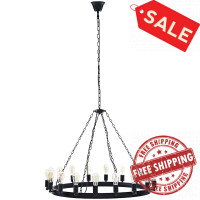 Modway EEI-2117-BRN Teleport 43" Chandelier in Brown
