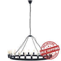 Modway EEI-2118-BRN Teleport 52" Chandelier in Brown