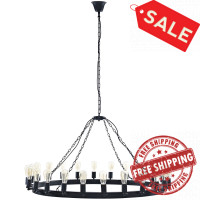 Modway EEI-2118-BRN Teleport 52" Chandelier in Brown