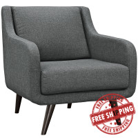 Modway EEI-2128-GRY Verve Armchair in Gray