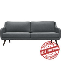 Modway EEI-2129-GRY Verve Sofa in Gray