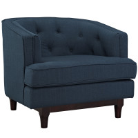 Modway EEI-2130-AZU Coast Armchair in Azure