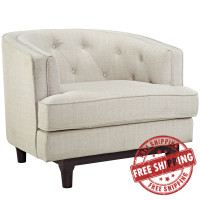 Modway EEI-2130-BEI Coast Armchair in Beige