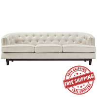 Modway EEI-2131-BEI Coast Sofa in Beige