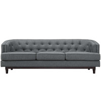 Modway EEI-2131-GRY Coast Sofa in Gray