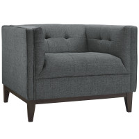 Modway EEI-2134-GRY Serve Armchair in Gray