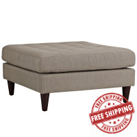 Modway EEI-2139-GRA Empress Bench in Granite