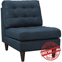 Modway EEI-2140-AZU Empress Lounge Chair in Azure