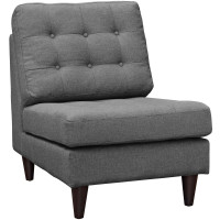 Modway EEI-2140-DOR Empress Upholstered Fabric Lounge Chair