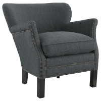 Modway EEI-2152-GRY Key Fabric Armchair in Gray