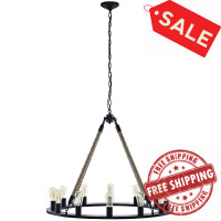 Modway EEI-2154-BRN Encircle Chandelier in Brown