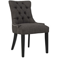 Modway EEI-2223-BRN Regent Fabric Dining Chair in Brown