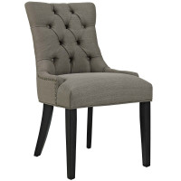 Modway EEI-2223-GRA Regent Fabric Dining Chair in Granite