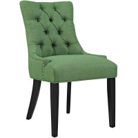 Modway EEI-2223-GRN Regent Fabric Dining Chair in Green