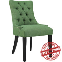 Modway EEI-2223-GRN Regent Fabric Dining Chair in Green