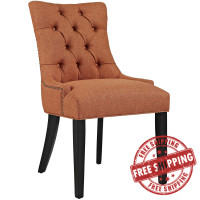 Modway EEI-2223-ORA Regent Fabric Dining Chair in Orange