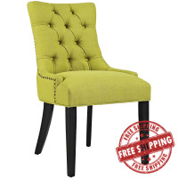 Modway EEI-2223-WHE Regent Fabric Dining Chair in Wheatgrass