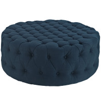Modway EEI-2225-AZU Amour Fabric Ottoman in Azure
