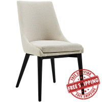 Modway EEI-2227-BEI Viscount Fabric Dining Chair in Beige