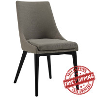 Modway EEI-2227-GRA Viscount Fabric Dining Chair in Granite