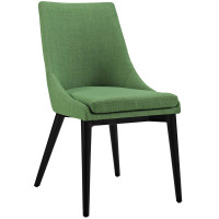 Modway EEI-2227-GRN Viscount Fabric Dining Chair in Green